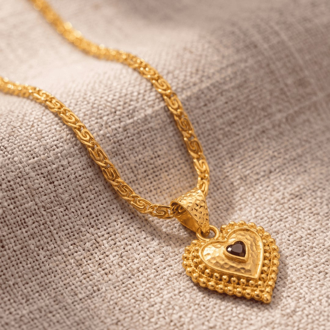 Gold Plated Pendant With Chain Jewelry For Men & Women