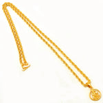 Load image into Gallery viewer, Gold Plated Pendant With Chain Jewelry For Men &amp; Women
