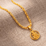 Load image into Gallery viewer, Gold Plated Pendant With Chain Jewelry For Men &amp; Women
