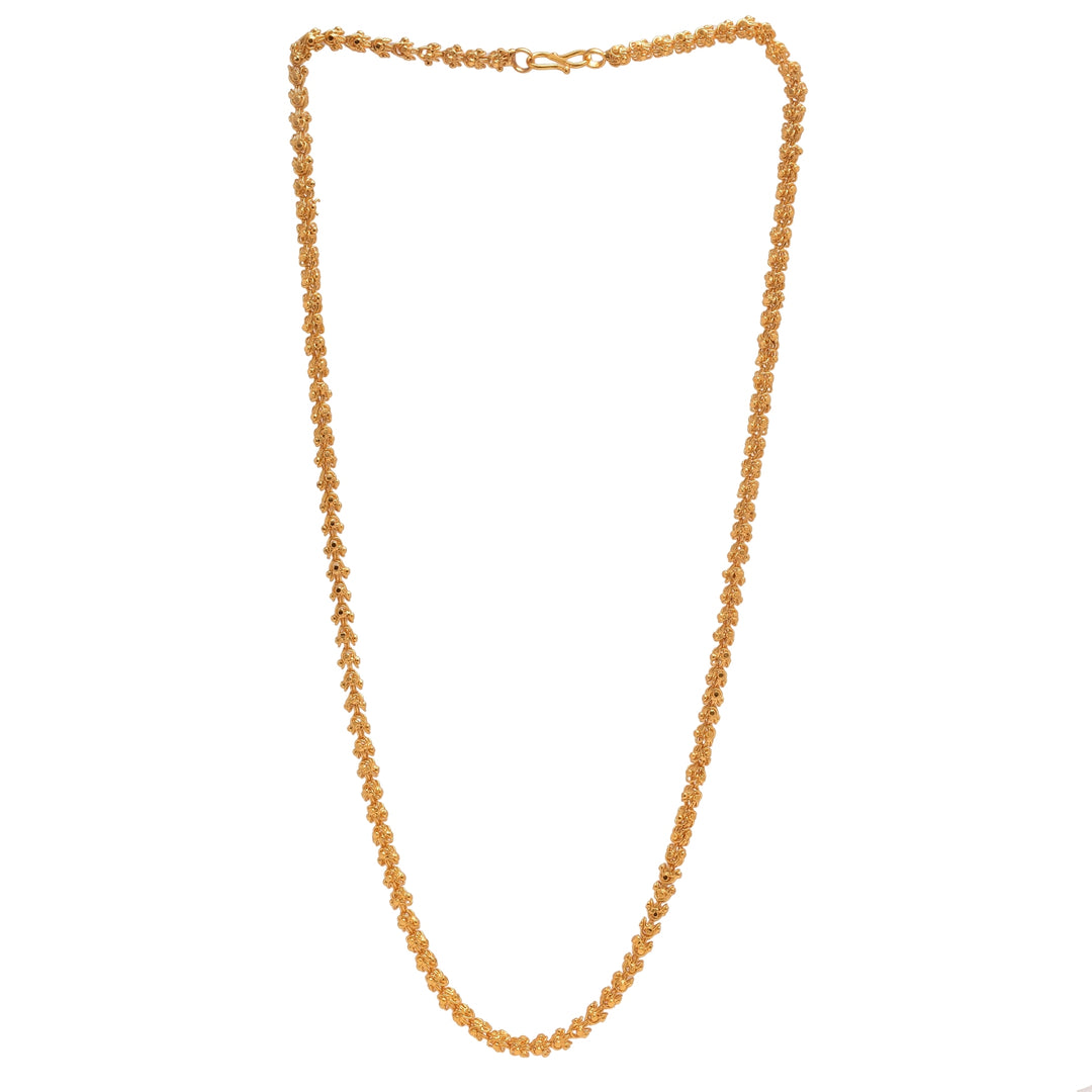 Unisex Gold-Toned Brass Gold-Plated Chain