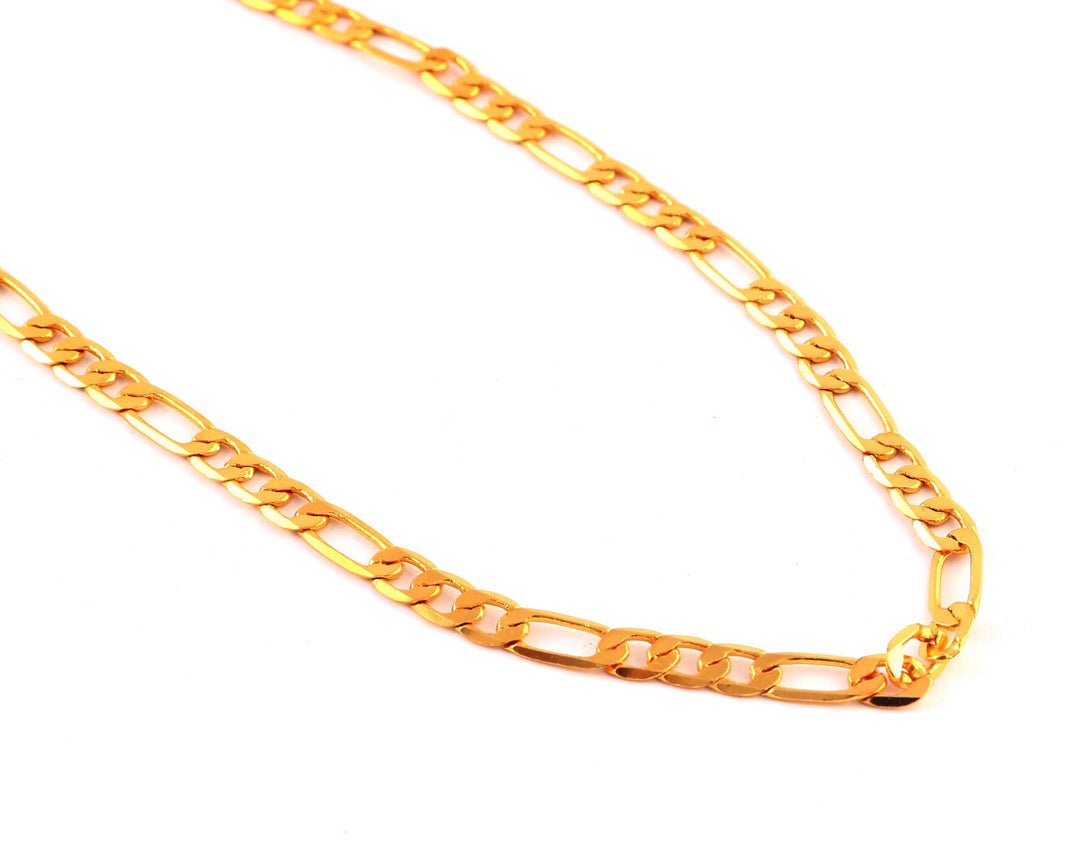 Unisex Gold-Toned Brass Gold-Plated Chain