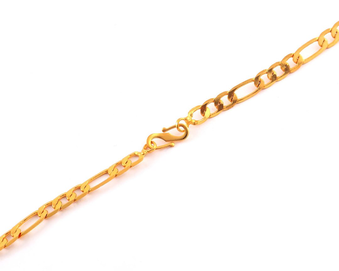 Unisex Gold-Toned Brass Gold-Plated Chain