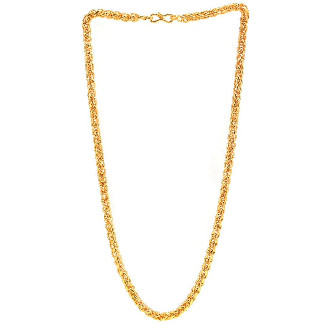 Unisex Gold-Toned Brass Gold-Plated Chain