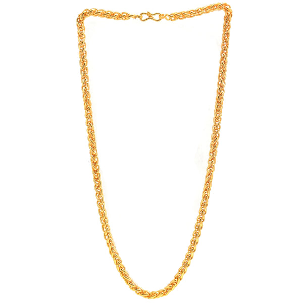 Unisex Gold-Toned Brass Gold-Plated Chain