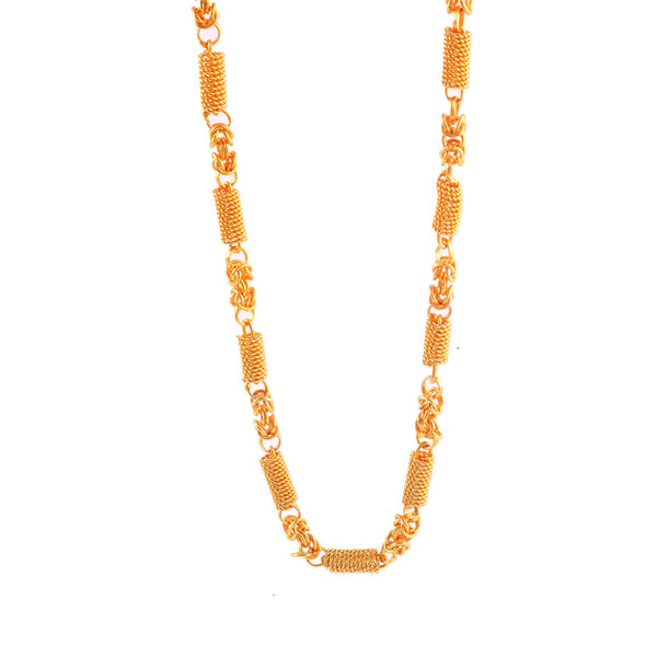 Unisex Gold-Toned Brass Gold-Plated Chain