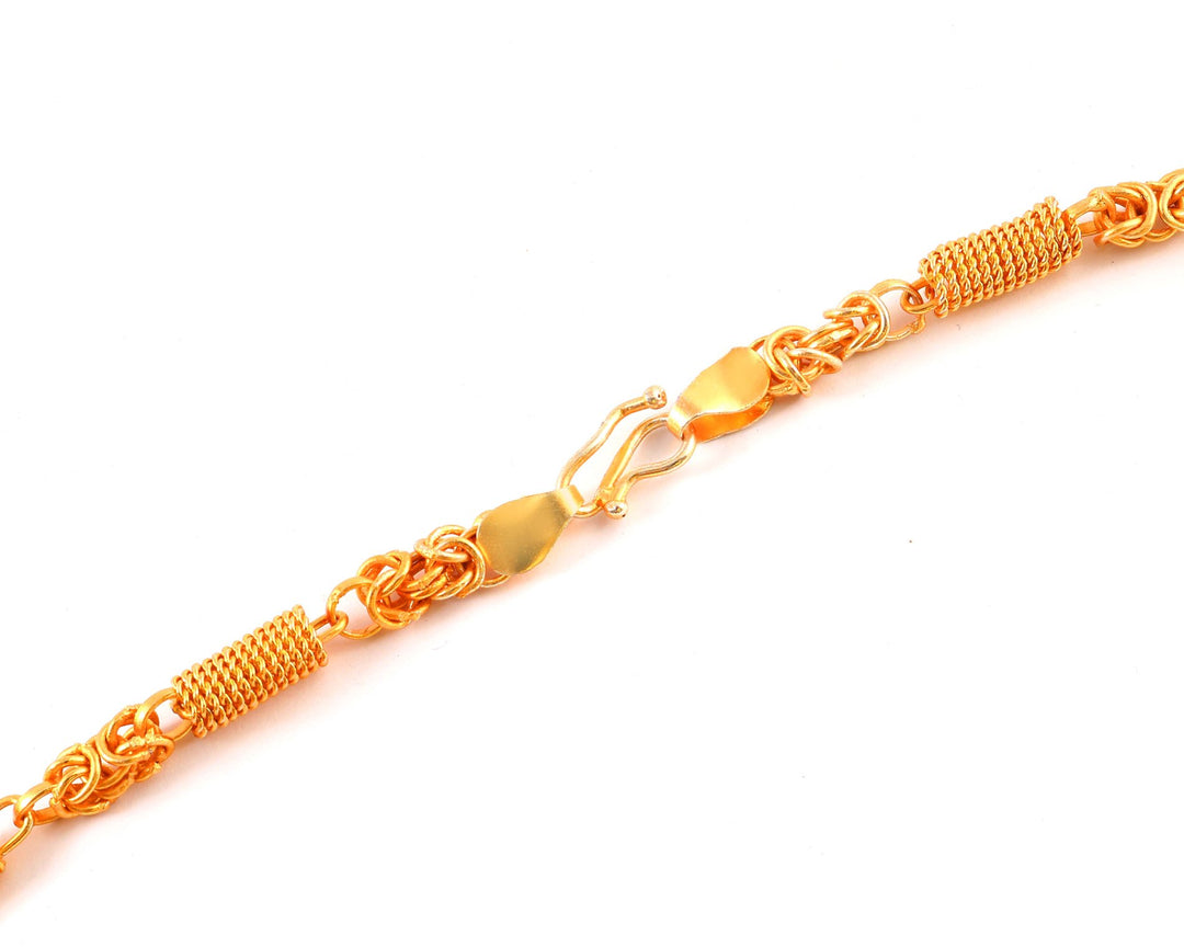 Unisex Gold-Toned Brass Gold-Plated Chain