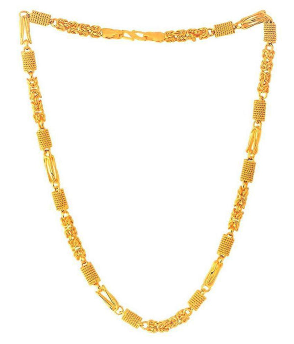 Unisex Gold-Toned Brass Gold-Plated Chain