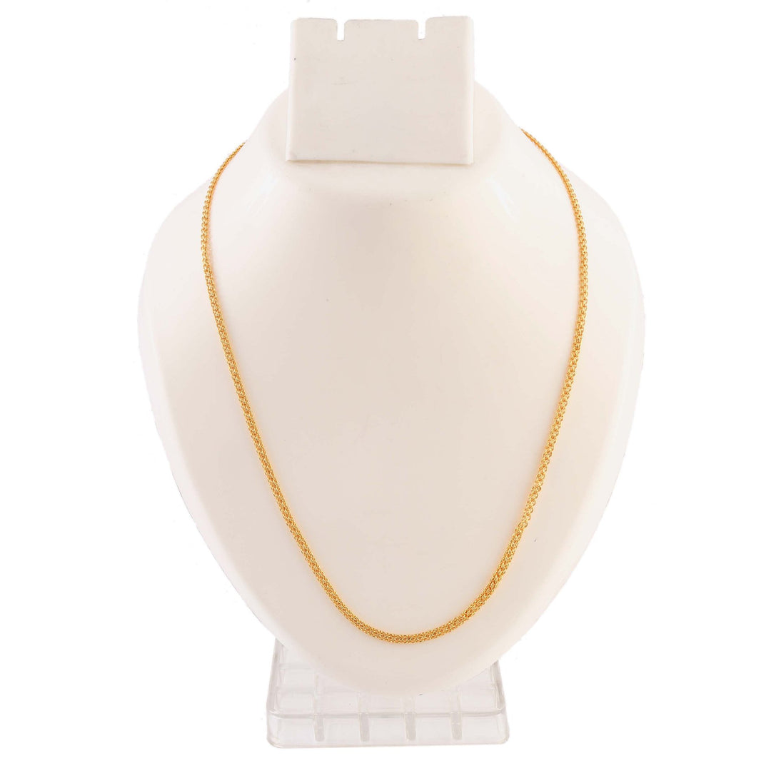 Unisex Gold-Toned Brass Gold-Plated Chain