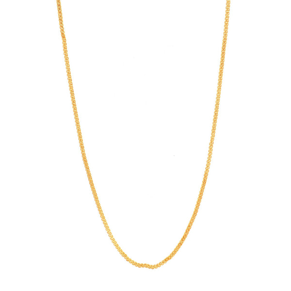 Unisex Gold-Toned Brass Gold-Plated Chain