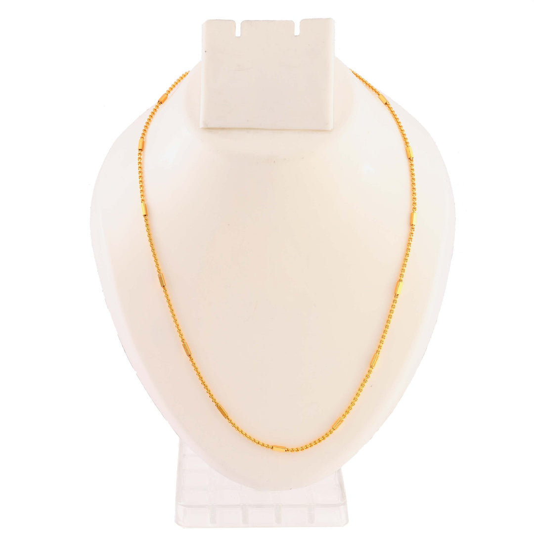Unisex Gold-Toned Brass Gold-Plated Chain
