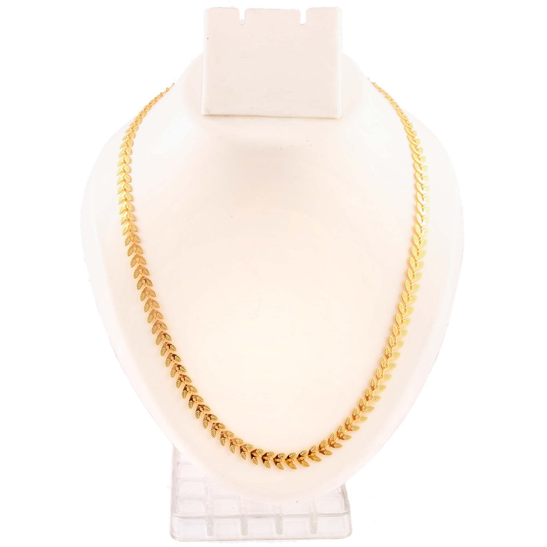 Unisex Gold-Toned Brass Gold-Plated Chain