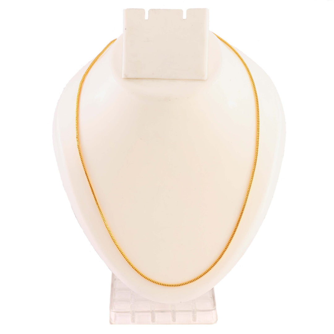Unisex Gold-Toned Brass Gold-Plated Chain