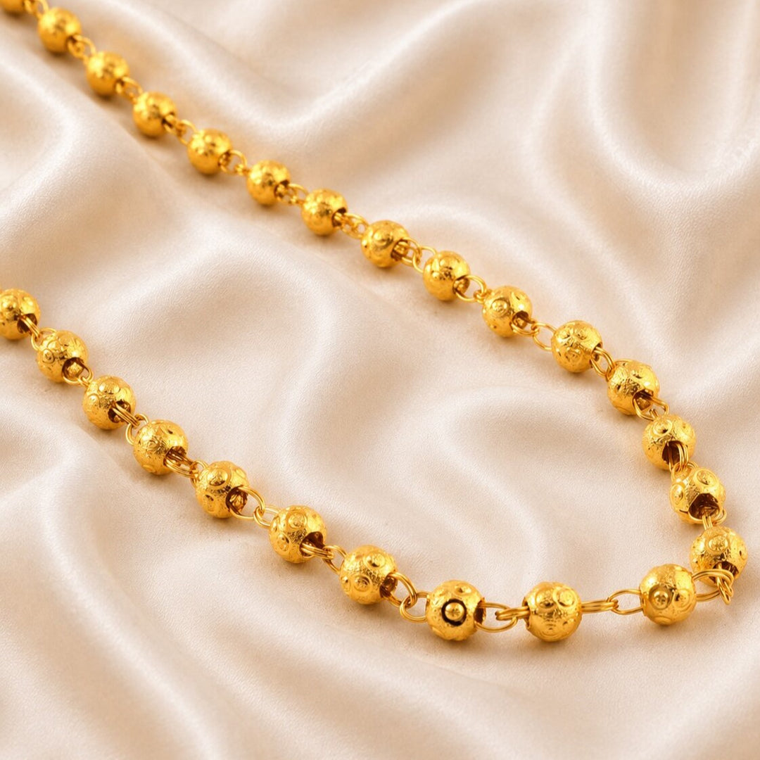Unisex Gold-Toned Brass Gold-Plated Chain