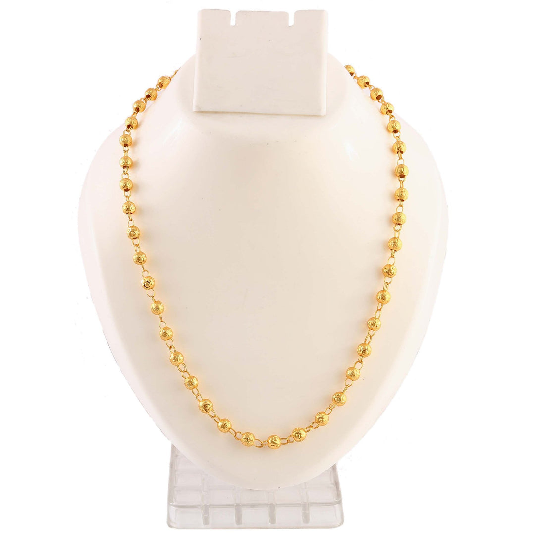 Unisex Gold-Toned Brass Gold-Plated Chain