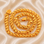Load image into Gallery viewer, Unisex Gold-Toned Brass Gold-Plated Chain
