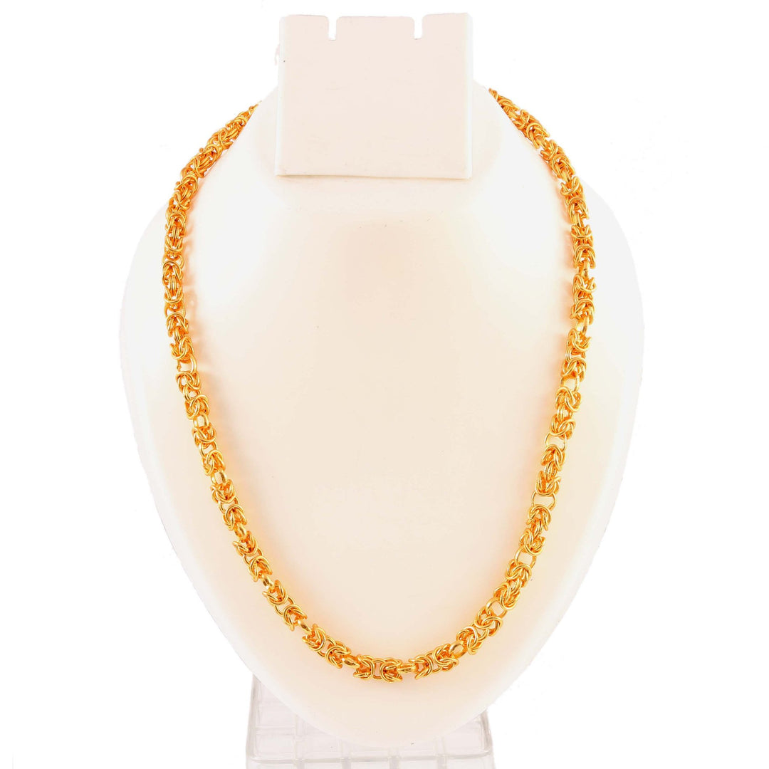 Unisex Gold-Toned Brass Gold-Plated Chain