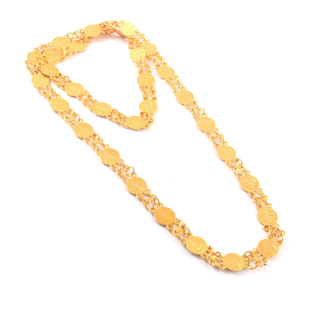 Unisex Gold-Toned Brass Gold-Plated Chain