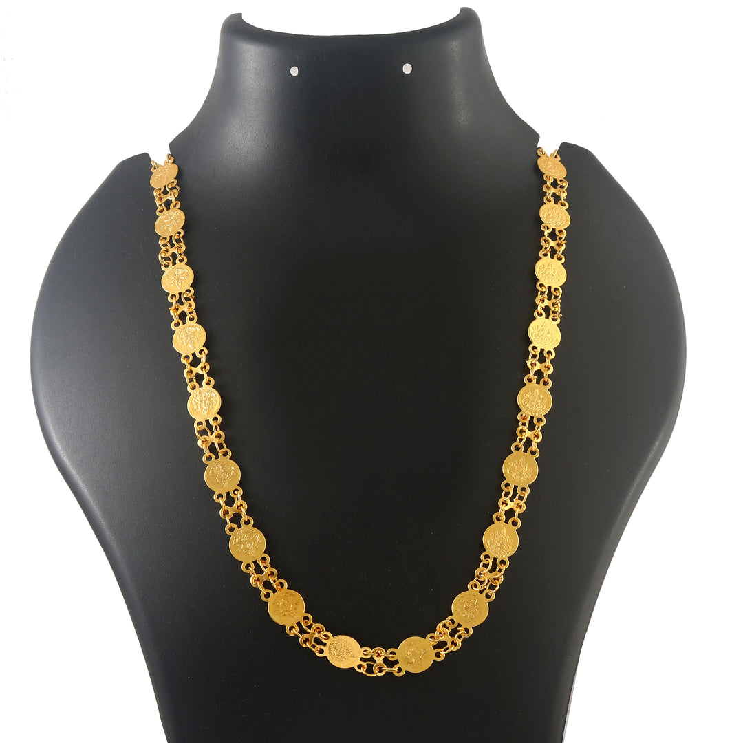 Unisex Gold-Toned Brass Gold-Plated Chain