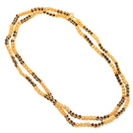 Load image into Gallery viewer, Gold-Toned &amp; Black Brass Gold-Plated Chain
