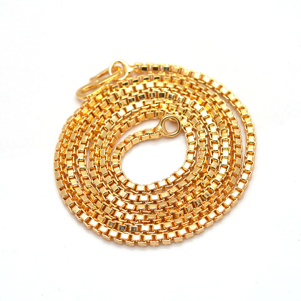 Gold Plated Pendant With Chain Jewelry For Men & Women