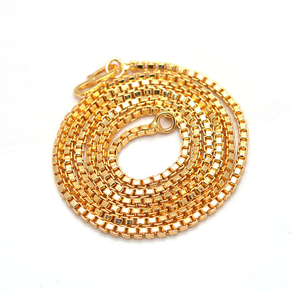 Gold Plated Pendant With Chain Jewelry For Men & Women