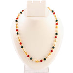 Load image into Gallery viewer, Jewar Mandi Gold Plated multicolor motor mala chain
