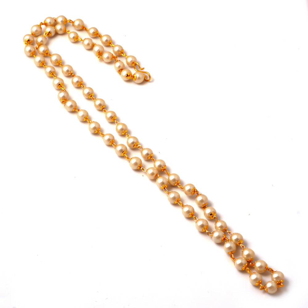Jewar Mandi Gold Plated motor mala chain