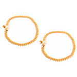 Load image into Gallery viewer, Gold Plated Leaf Design Anklet
