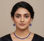 Load image into Gallery viewer, Gold-Plated Americn Diamond Studded Jewellery Set
