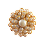 Load image into Gallery viewer, Gold-Plated Pearl Beaded Adjustable Finger Ring
