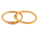 Load image into Gallery viewer, Gold Plated Kada Lion Design Kada For Women (2 Piece)
