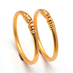 Load image into Gallery viewer, Gold Plated Kada Lion Design Kada For Women (2 Piece)
