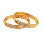 Load image into Gallery viewer, Gold Plated Handmade Meena Work Bangle For Women (2 Piece)

