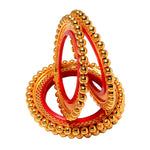 Load image into Gallery viewer, Gold Plated Gokhru Brass Bangle For Women and Girls
