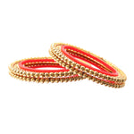 Load image into Gallery viewer, Gold Plated Gokhru Brass Bangle For Women and Girls
