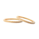 Load image into Gallery viewer, White Pearl Gold Plated Bangles for Women and Girls
