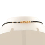 Load image into Gallery viewer, Gold Plated Black Beads Mangalsutra Women
