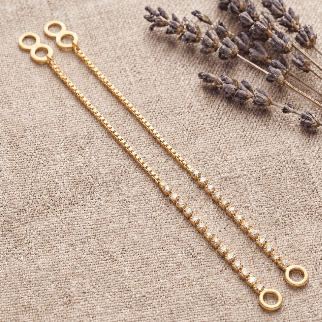 Gold Plated Classic Ear Cuff Earrings