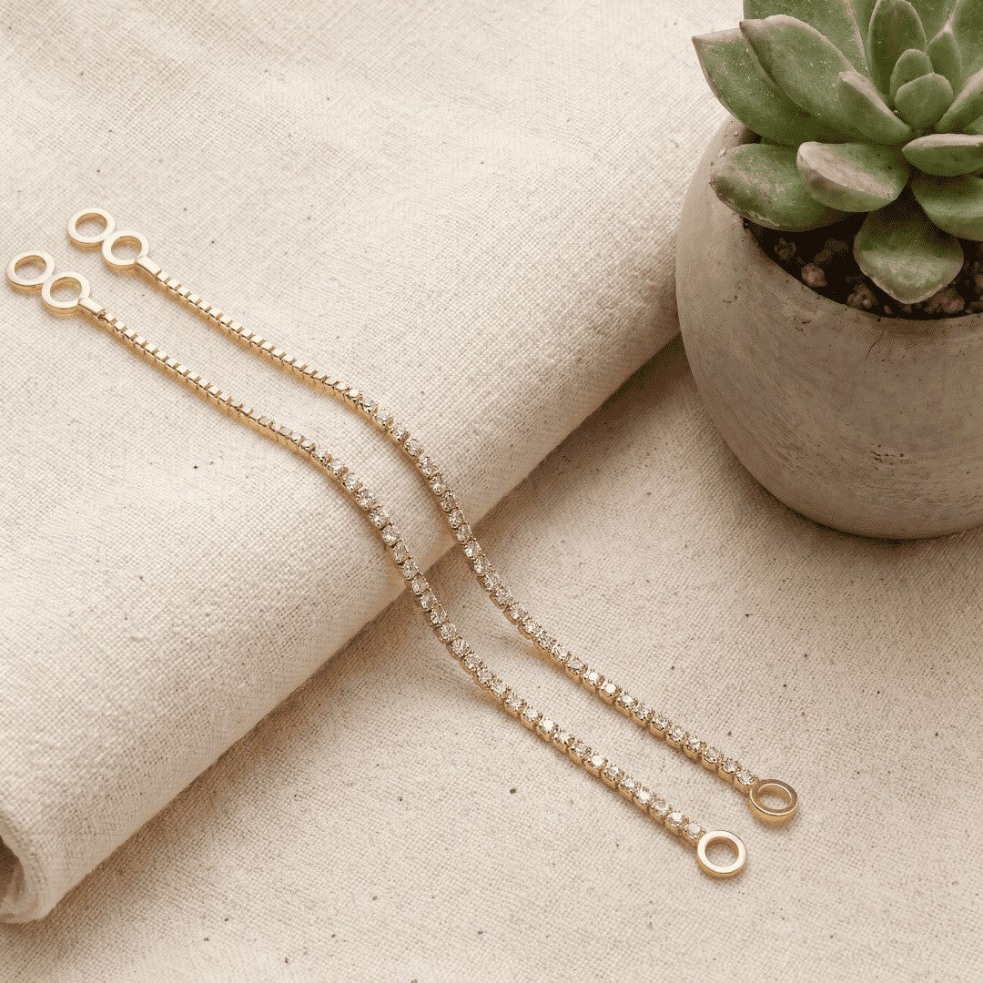 Gold Plated Classic Ear Cuff Earrings