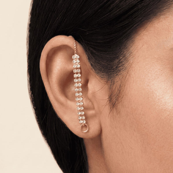 Gold Plated Classic Ear Cuff Earrings