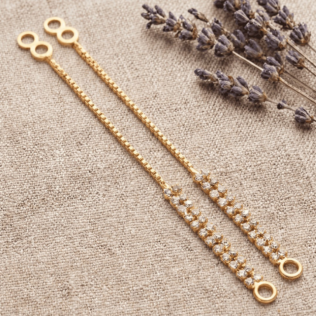 Gold Plated Classic Ear Cuff Earrings