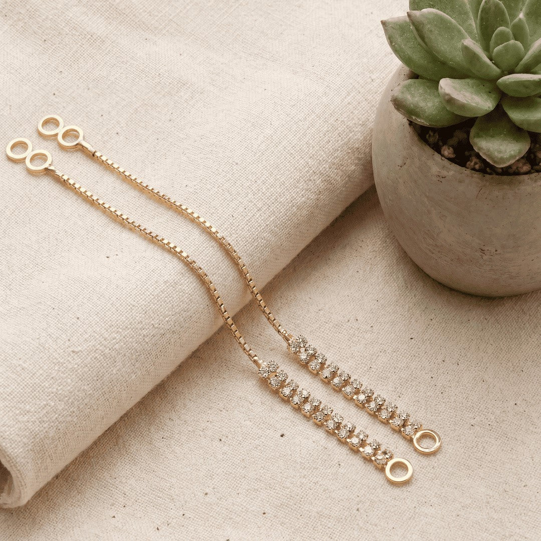 Gold Plated Classic Ear Cuff Earrings