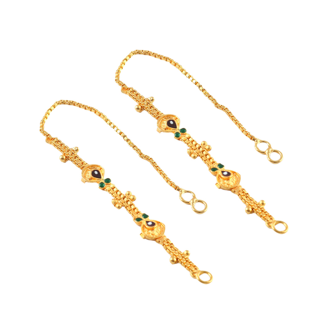 Gold Plated Classic Ear Cuff Earrings