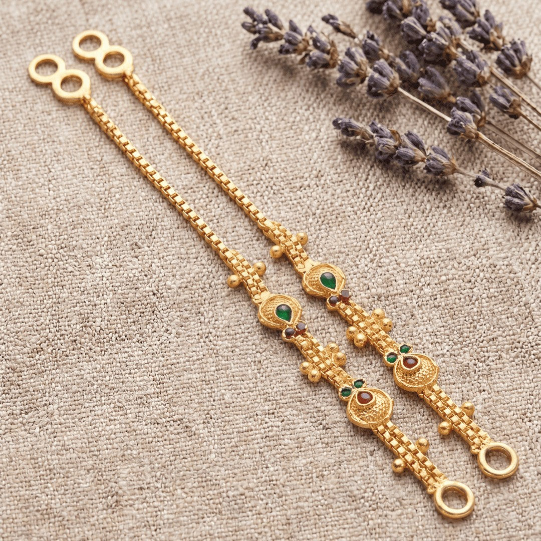 Gold Plated Classic Ear Cuff Earrings