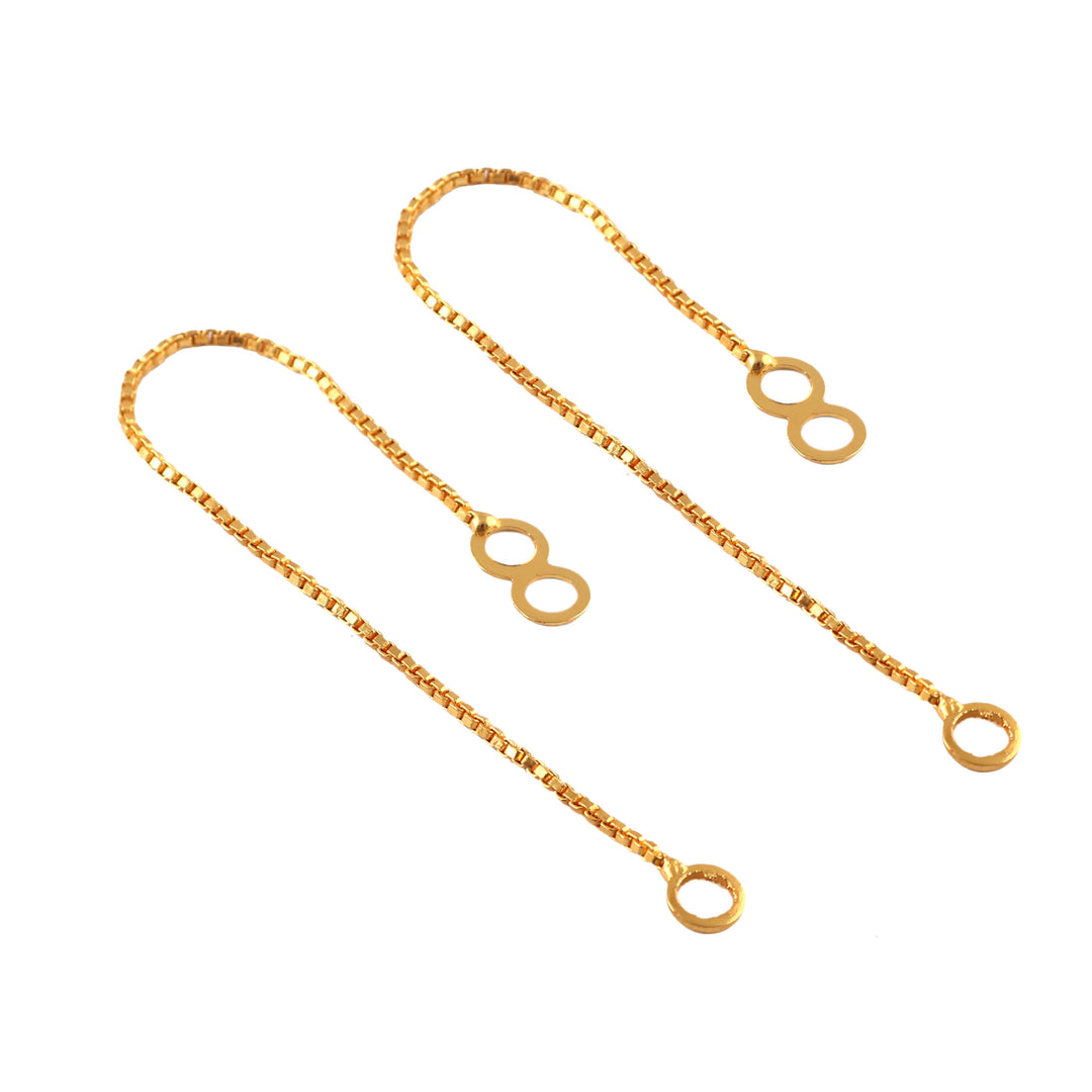 Gold-Toned Classic Ear Cuff Earrings