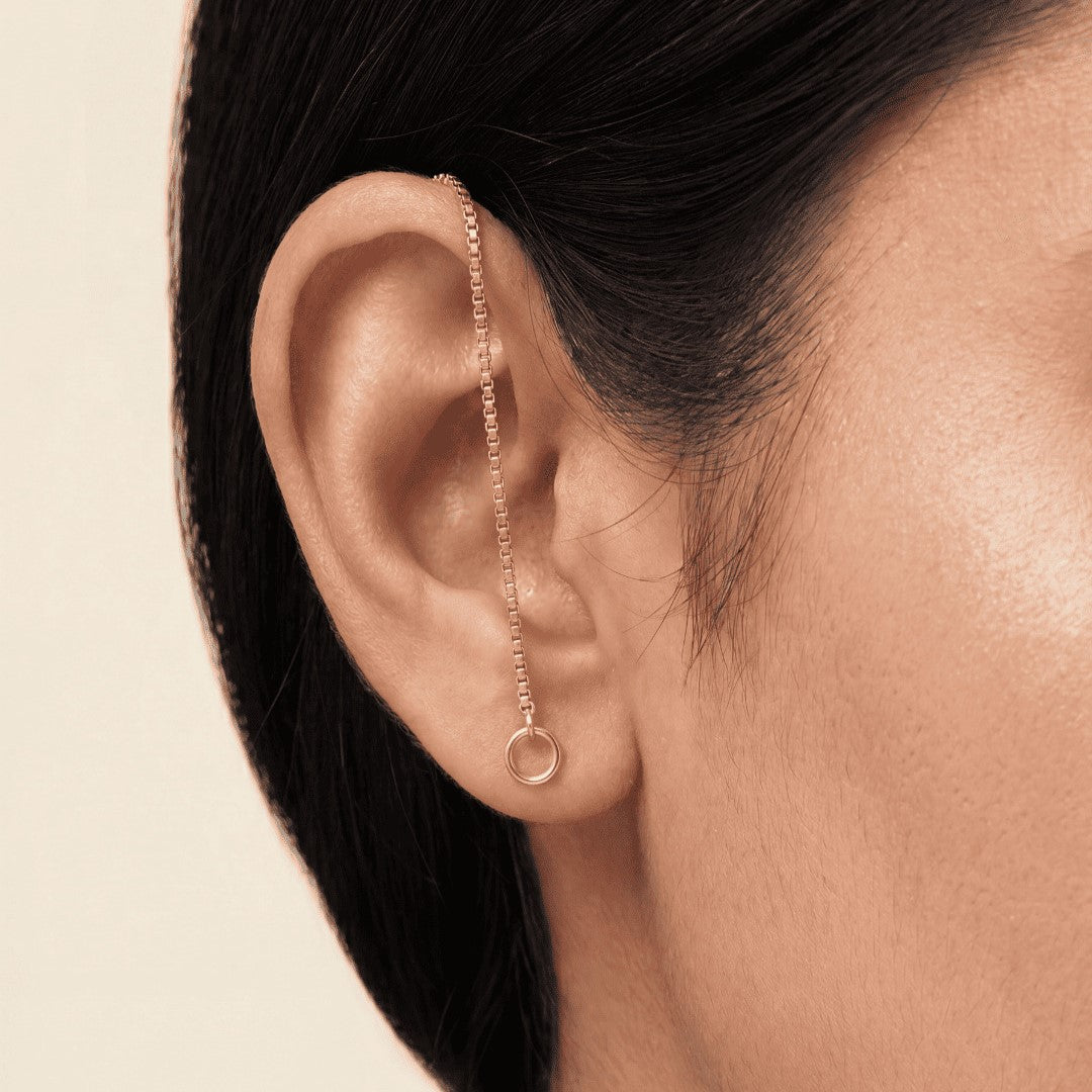 Gold-Toned Classic Ear Cuff Earrings