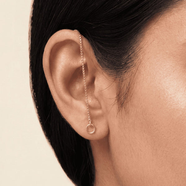 Gold-Toned Classic Ear Cuff Earrings