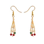 Load image into Gallery viewer, Multicolor Multi String Five Layered Handmade Beaded Long Necklace Set
