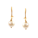 Load image into Gallery viewer, Gold-Plated White Pearl Beaded Jewellery Set
