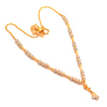 Load image into Gallery viewer, Gold-Toned &amp; Rhodium-Plated Stone Studded Necklace Chain

